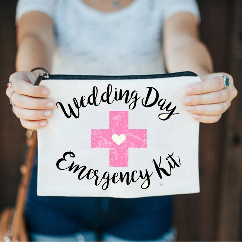 Wedding day Emergency Kit Makeup Cosmetic Bridal Shower Bag - BeautiMass