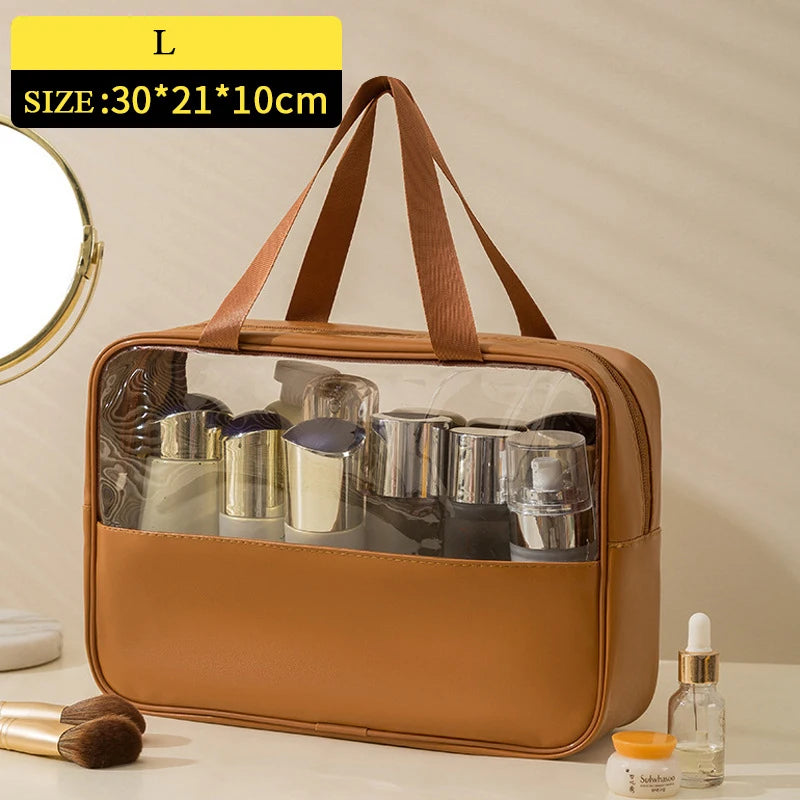 Transparent Makeup Wash Bag Women's Large Capacity - BeautiMass