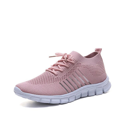 Women Slip on Mesh Light Breathable Running Sneakers Walking Shoes - BeautiMass