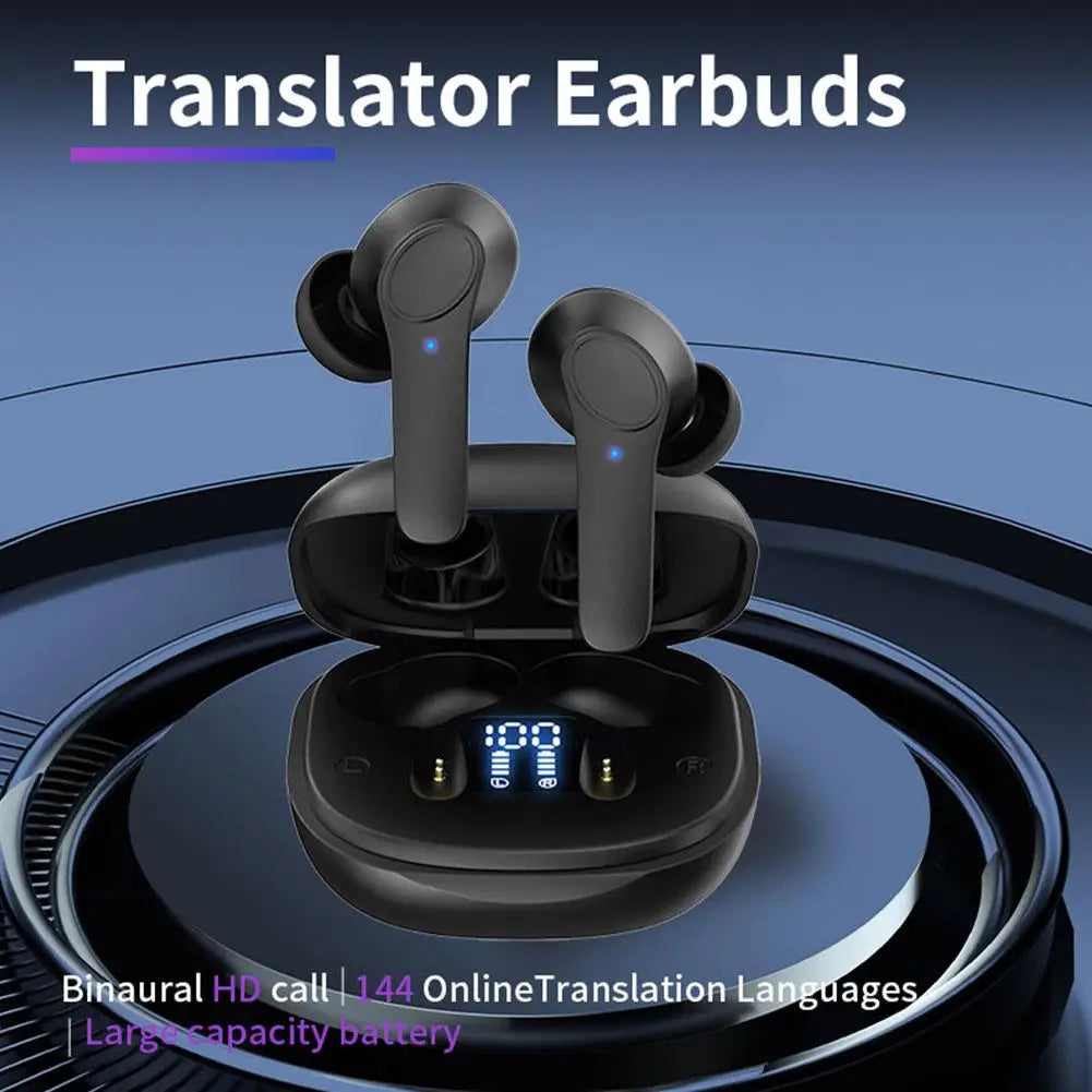 B11 Earphones Voice Translator Device 144 Languages Real Time Earphones Wireless Earbuds - BeautiMass