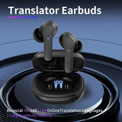 B11 Earphones Voice Translator Device 144 Languages Real Time Earphones Wireless Earbuds - BeautiMass