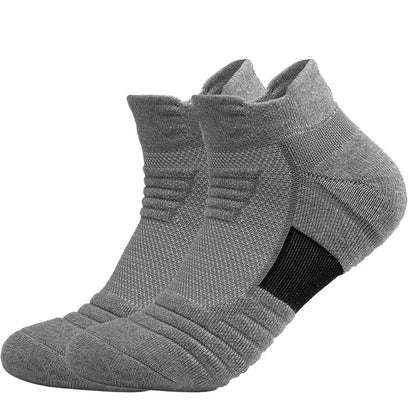 2Pairs Anti-slip Football Socks Men Women Cotton Sock Short Long Tube - BeautiMass