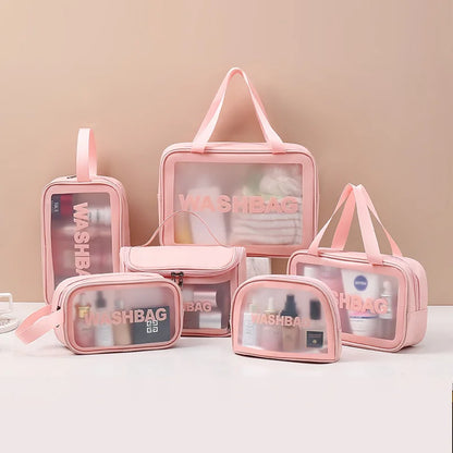 Transparent PVC Storage Travel Organizer Clear Makeup Bag - BeautiMass