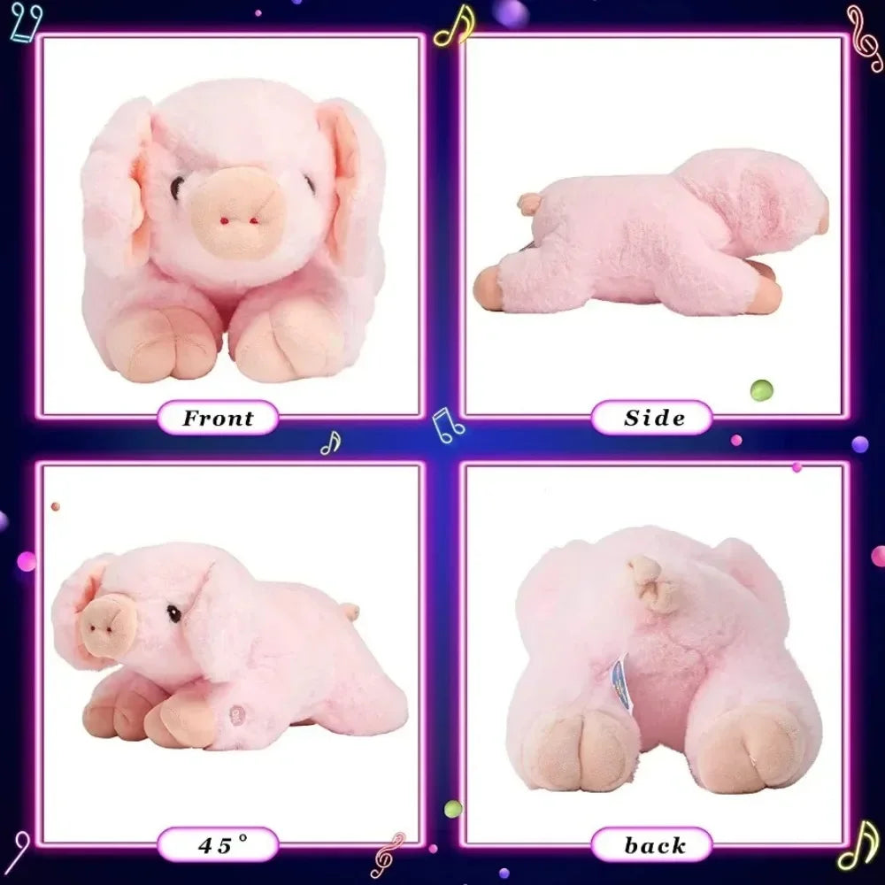 30cm Pig Plush Toys Stuffed LED Glowing Piggy Throw Pillow - BeautiMass