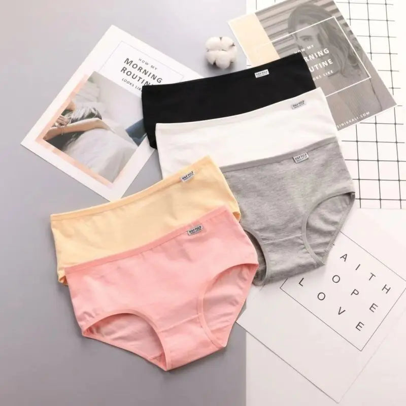 7Pcs Panties Plus Size Underwear Cotton Briefs Soft Panties - BeautiMass