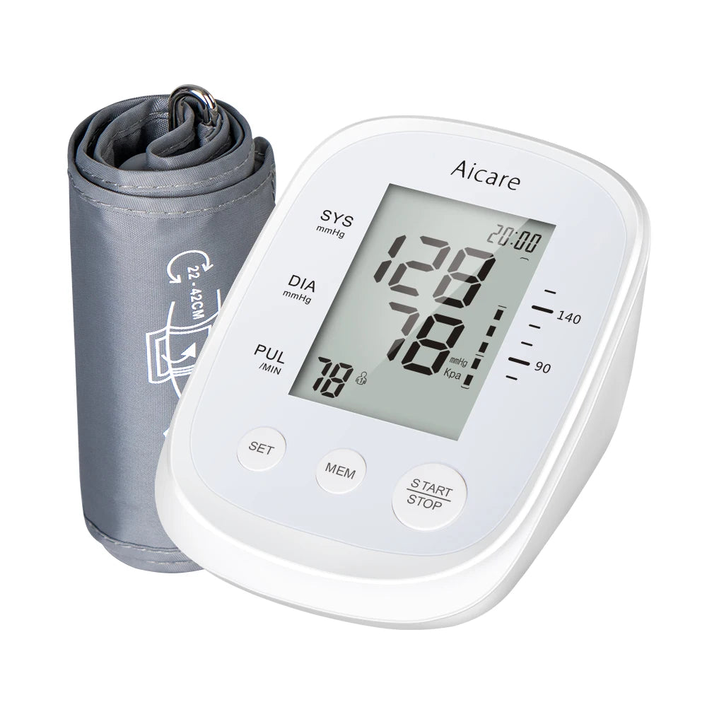 AICARE Digital Tonometer Upper Arm Blood Pressure Monitor - BeautiMass