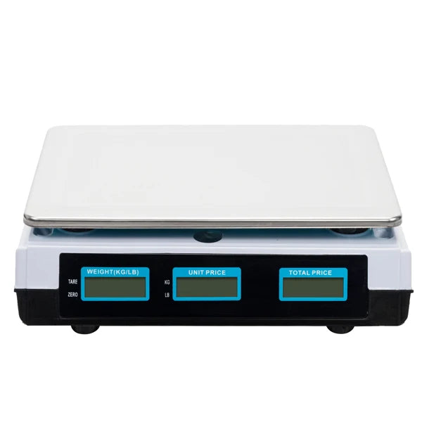 ACS-30 40kg/5g Digital Price Computing Scale for Vegetable US Plug Silver & White - BeautiMass