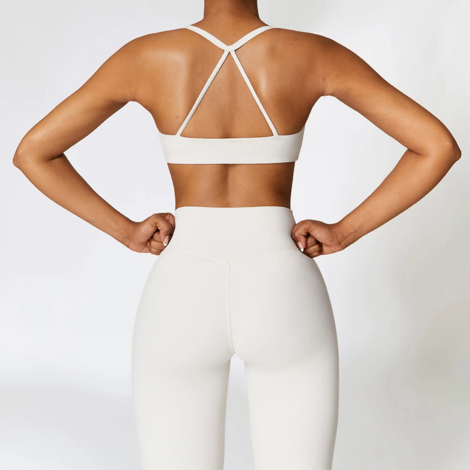 Yoga Clothing Suits Athletic Wear Women High Waist Leggings And Top Two Piece Sports Set Gym Tracksuit Fitness Workout Outfits - BeautiMass