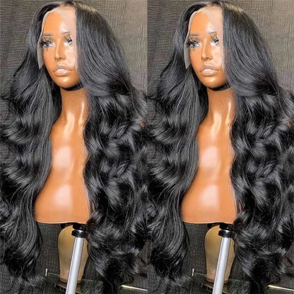 Body Wave 5x5 Transparent Lace Closure Wigs Human Hair For Women 13x4 Body Wave 13x6 Lace Frontal Human Hair Brazilian Wig - BeautiMass