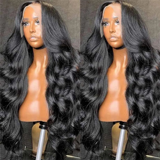 Body Wave 5x5 Transparent Lace Closure Wigs Human Hair For Women 13x4 Body Wave 13x6 Lace Frontal Human Hair Brazilian Wig - BeautiMass