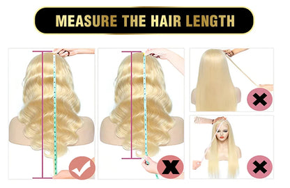 HD Lace Frontal Honey Blonde Human Hair 13x6 28 Inch Blonde Lace Front Body Wave Wigs - BeautiMass