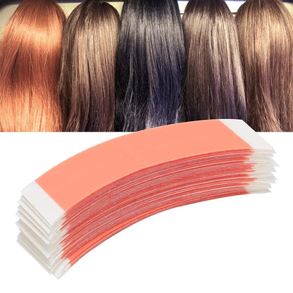 1/4pcs Red Waterproof Supertape Hair Tape Double Side Adhesive Super Tape For Lace Wig Toupee Replacement Styling Tools BeautiMass