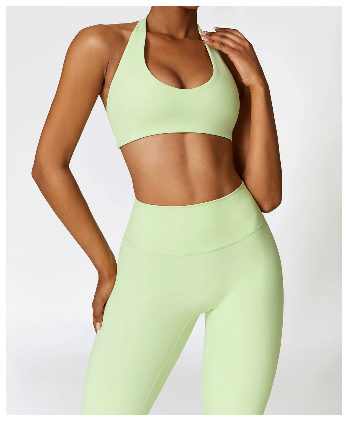 Yoga Clothing Suits Athletic Wear Women High Waist Leggings And Top Two Piece Sports Set Gym Tracksuit Fitness Workout Outfits - BeautiMass