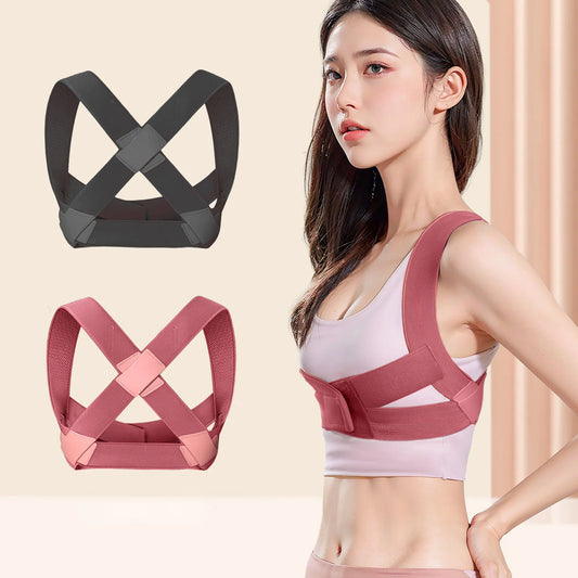 Back Posture Corrector Fully Adjustable Straightener Upper Spine Support Back Brace Posture Corrector - BeautiMass