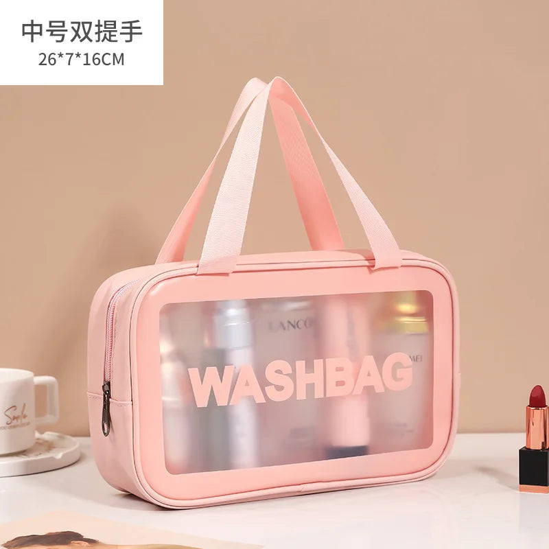 Transparent PVC Storage Travel Organizer Clear Makeup Bag - BeautiMass