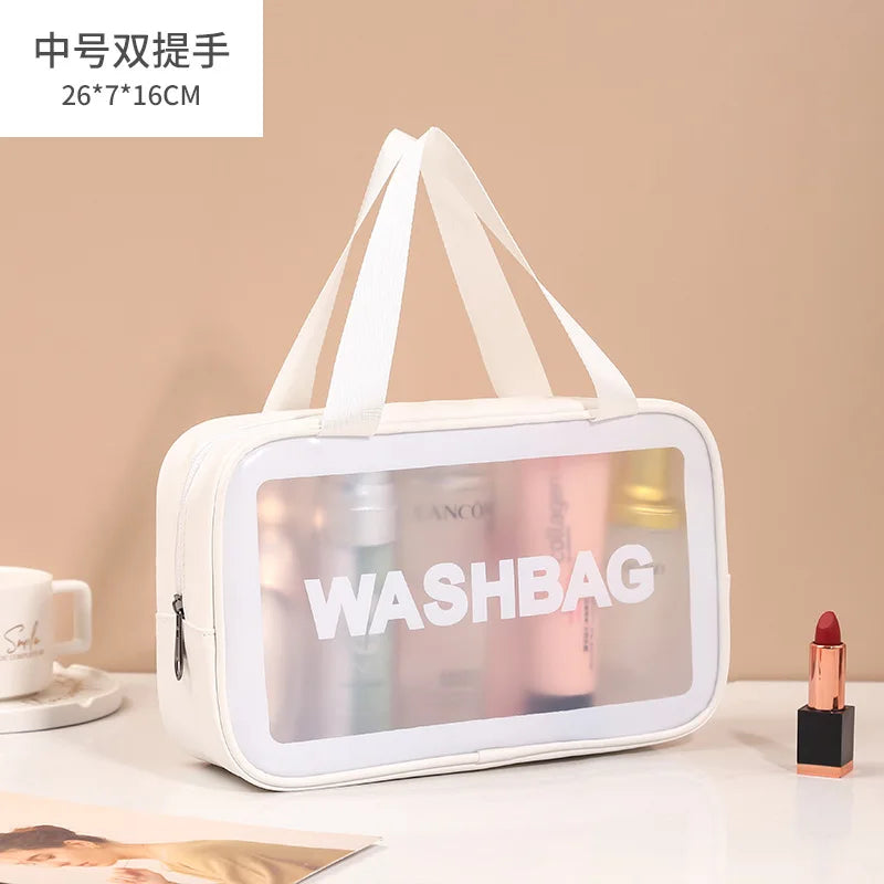 Transparent PVC Storage Travel Organizer Clear Makeup Bag - BeautiMass