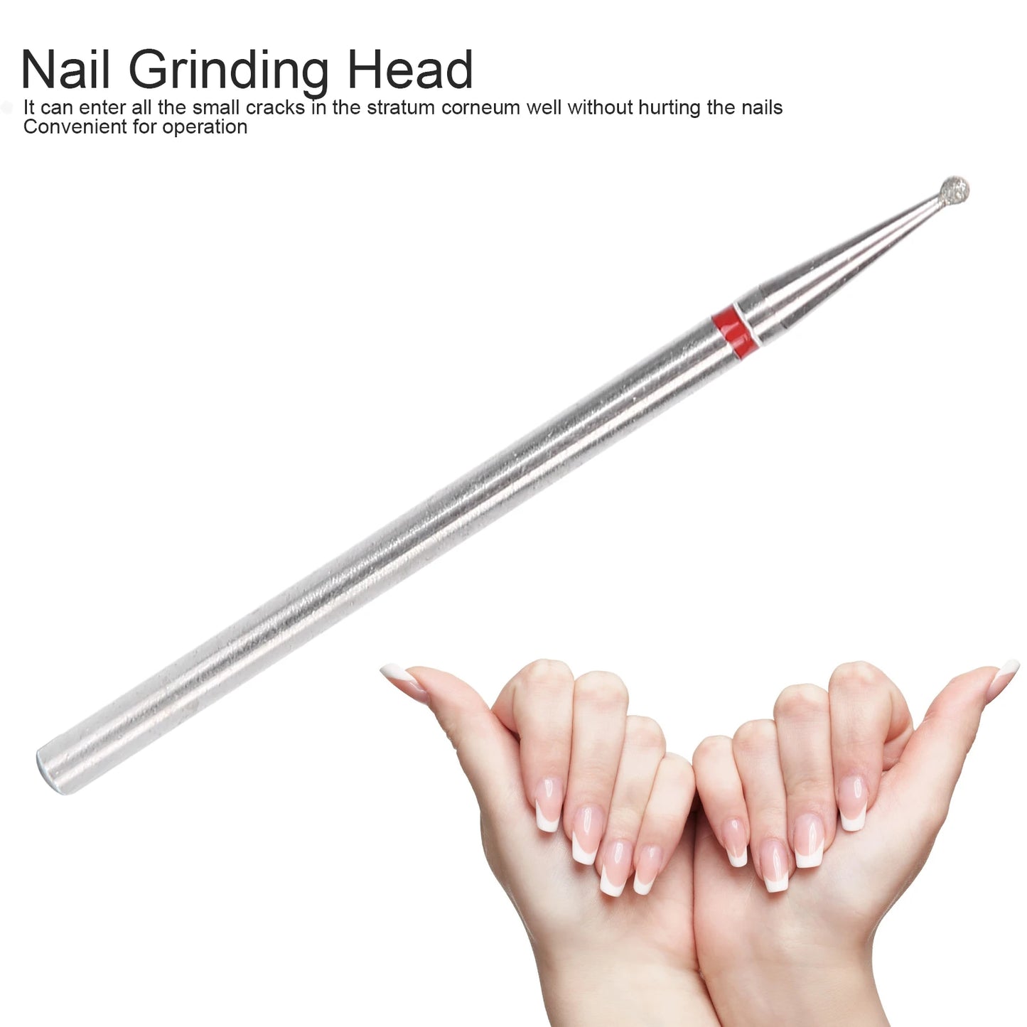 50pcs Diamond Nail Drill Cuticle Bit Set Milling Cutter for Manicure Electric Cutter Bits - BeautiMass