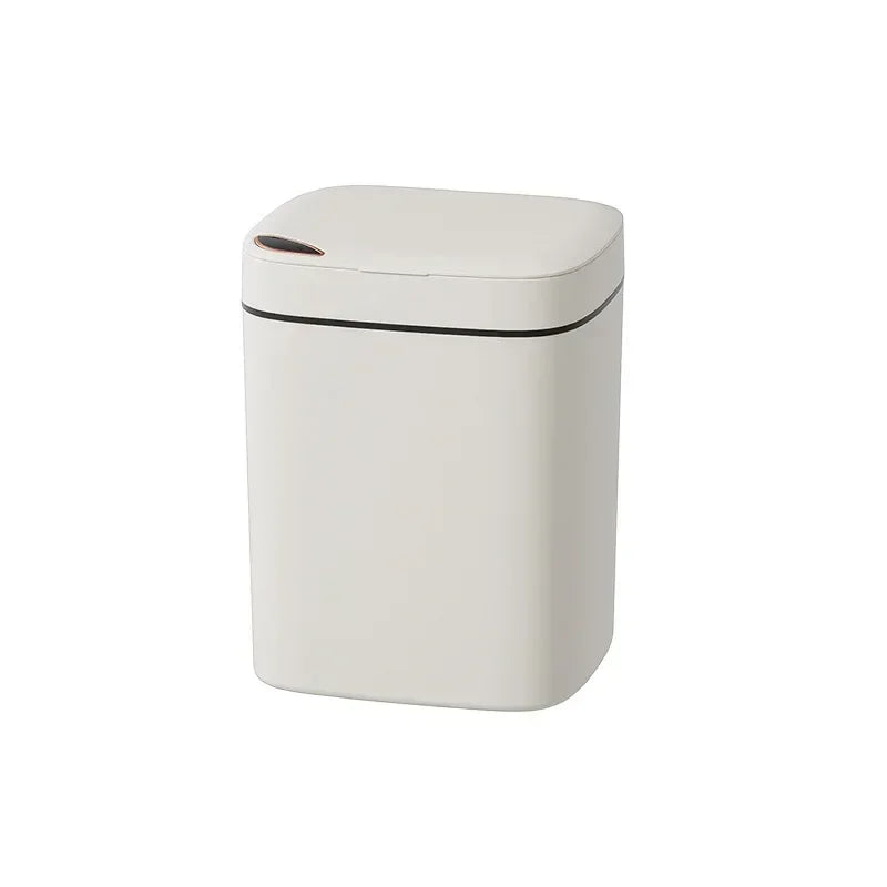 16L Smart Automatic Sensor Indoor Bathroom Crack Trash Can - BeautiMass