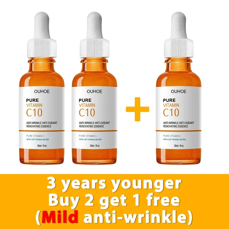 Vitamin C Wrinkle Remover Face Serum Lifting Firming Fade Fine Lines - BeautiMass