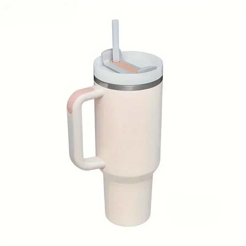 40oz 304 Stainless Steel Insulated Cold Hot Water Thermal Coffee Mugs Vacuum Flask - BeautiMass