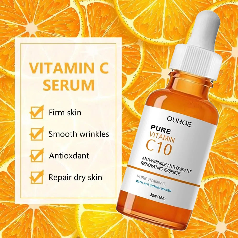 Vitamin C Wrinkle Remover Face Serum Lifting Firming Fade Fine Lines - BeautiMass