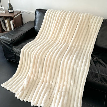 1 Piece of Super Soft Thickeneded Blanket with Wide Terms to Give You a Comfortable and Warm Sleep - BeautiMass