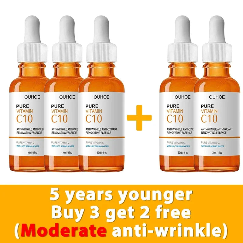 Vitamin C Wrinkle Remover Face Serum Lifting Firming Fade Fine Lines - BeautiMass