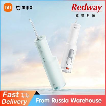 Xiaomi Mijia Oral Irrigator F300 MEO703 Waterpulse Dental Irrigator Portable Oral Flusher IPX7 240ML Water Tank Tooth Cleaner BeautiMass