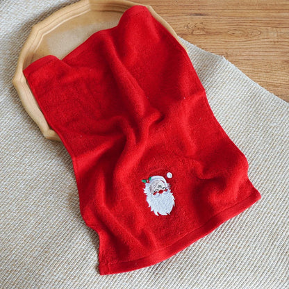 3pcs Christmas Claus Santa Snowman Decorative Gift Absorbent Hand Bath Towels - BeautiMass