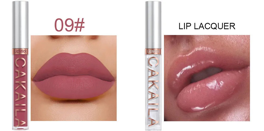 10/6 PCS Lipstick Set Matte Nude Liquid Lip Stain Makeup for women Non stick Cup Lip Gloss Waterproof Long lasting Cosmetics BeautiMass