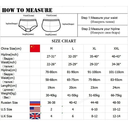 7Pcs Woman Panties For Underwears 100% Cotton Sexy Breathable Soft Lingerie - BeautiMass