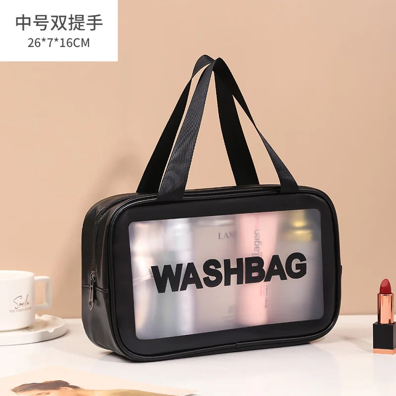 Transparent PVC Storage Travel Organizer Clear Makeup Bag - BeautiMass