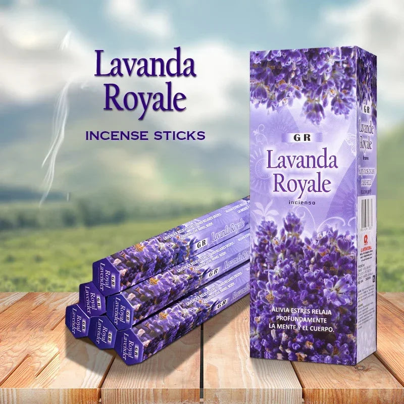 White Sage Lavender Incense Sticks Palo Santo Sandalwood Indian Incense Jasmine Fragrance - BeautiMass