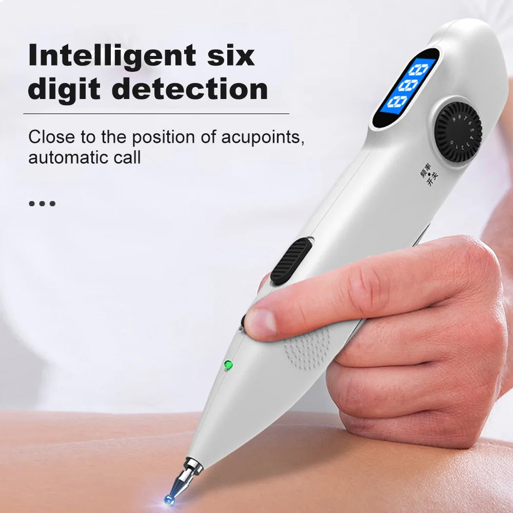 Acupuncture Pen With Digital Display Electro Acupuncture Point Muscle Stimulator - BeautiMass