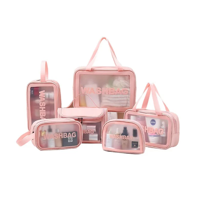 Transparent PVC Storage Travel Organizer Clear Makeup Bag - BeautiMass