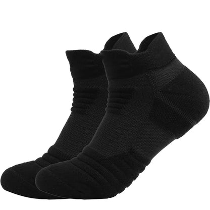 2Pairs Anti-slip Football Socks Men Women Cotton Sock Short Long Tube - BeautiMass