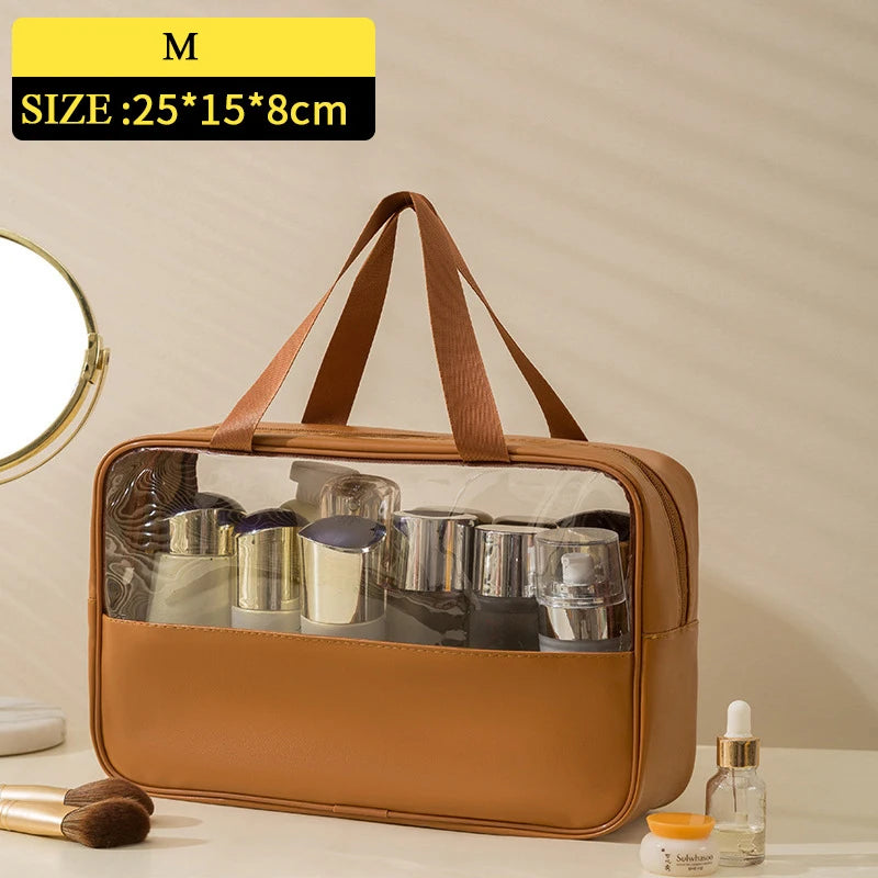 Transparent Makeup Wash Bag Women's Large Capacity - BeautiMass