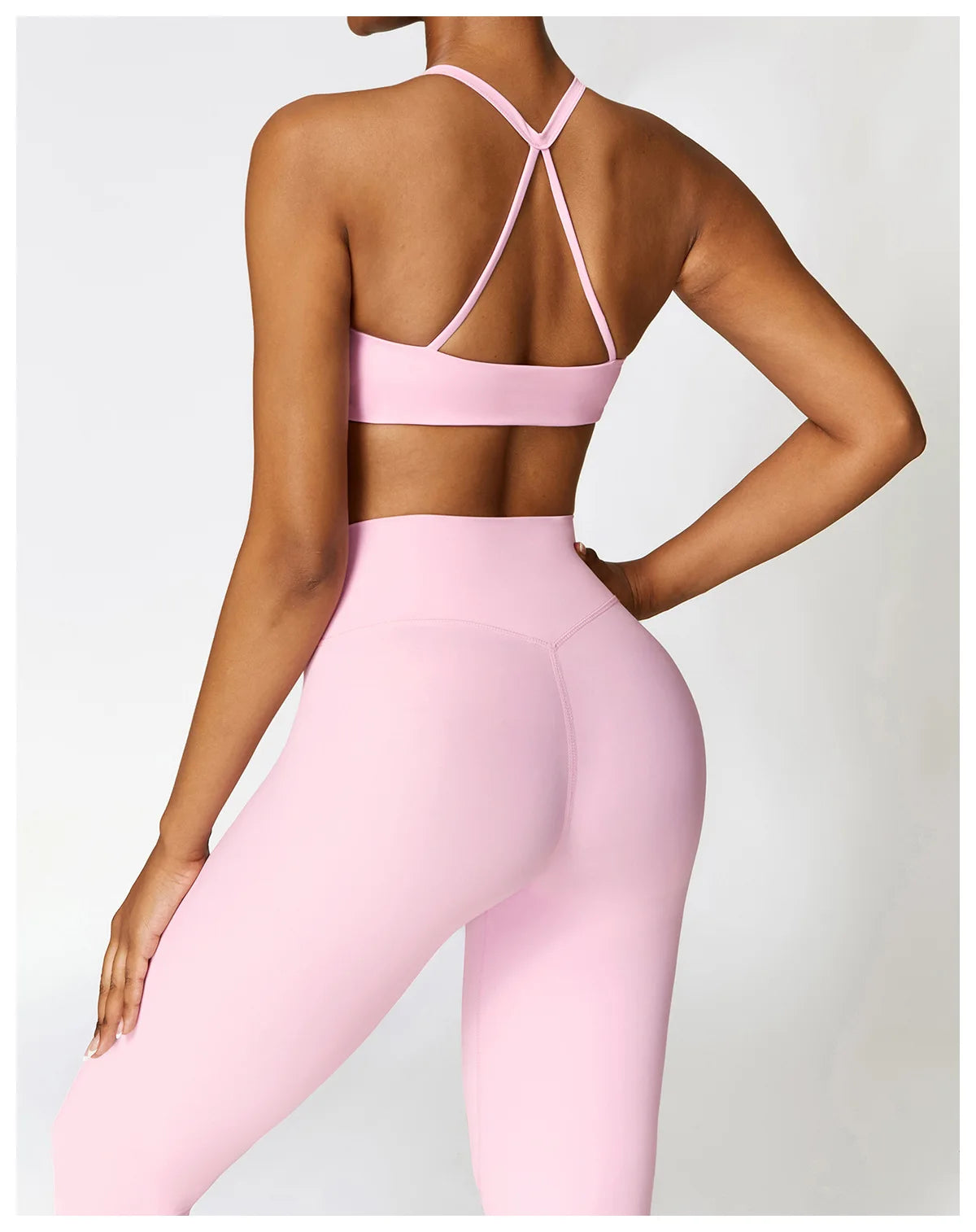 Yoga Clothing Suits Athletic Wear Women High Waist Leggings And Top Two Piece Sports Set Gym Tracksuit Fitness Workout Outfits - BeautiMass