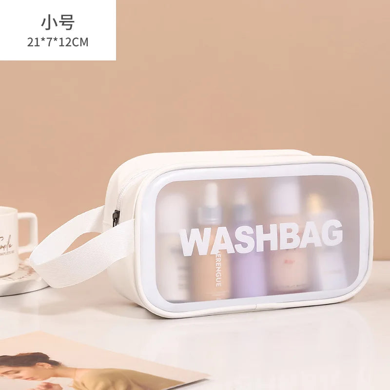 Transparent PVC Storage Travel Organizer Clear Makeup Bag - BeautiMass