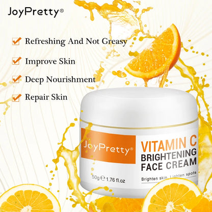 Vitamin C for Face Cream Pigments Dark Spots Removal Whitening Facial Cream - BeautiMass