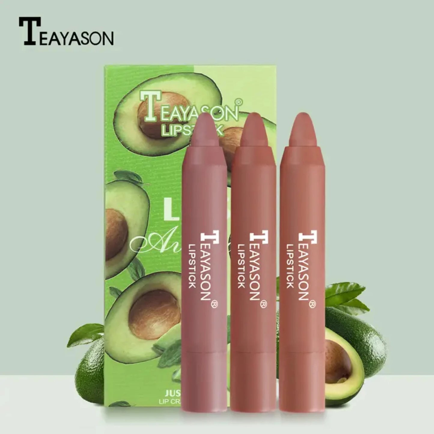 Velvety 3-Piece Set of Matte Lipstick Pens in Bean Paste and Milk Tea Colors Container Tea tin Duan teapot lid Metal tea box Tea BeautiMass