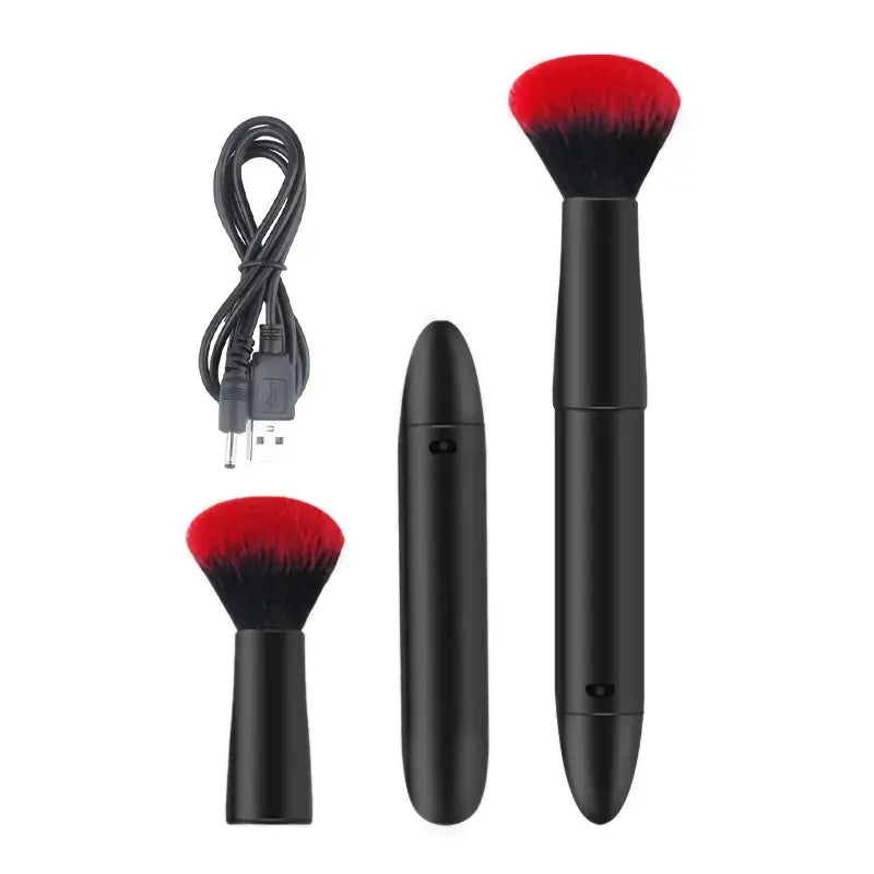 Vibrating Makeup Brush with 10 Vibration Frequencies - BeautiMass