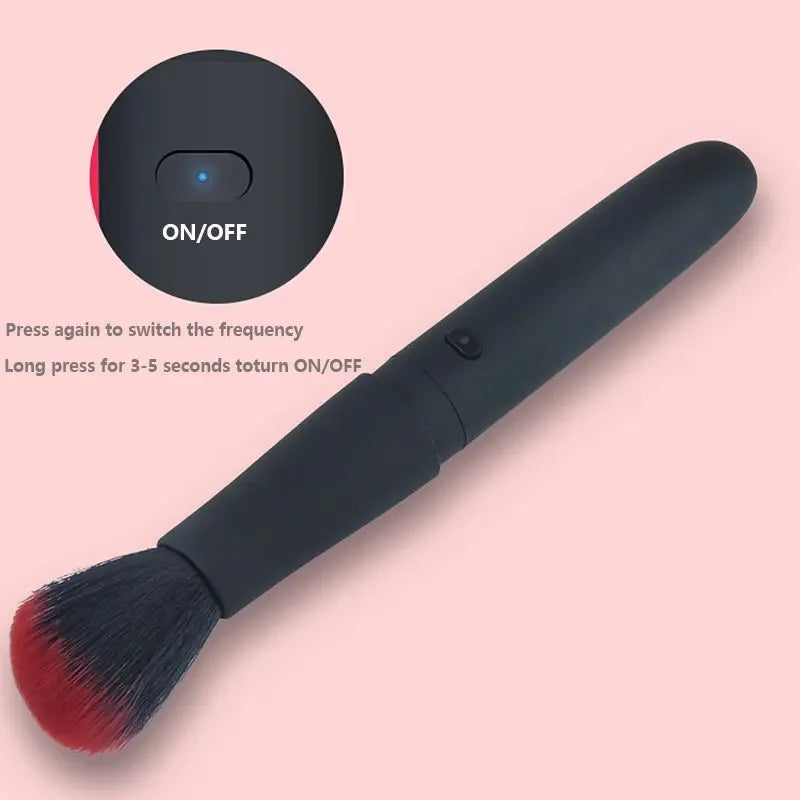 Vibrating Makeup Brush with 10 Vibration Frequencies - BeautiMass