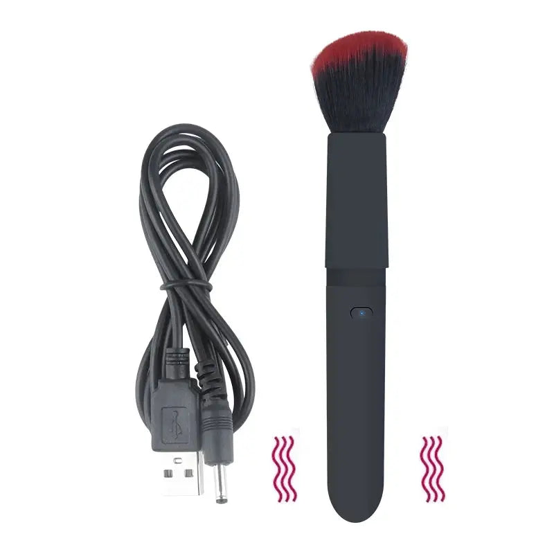 Vibrating Makeup Brush with 10 Vibration Frequencies - BeautiMass