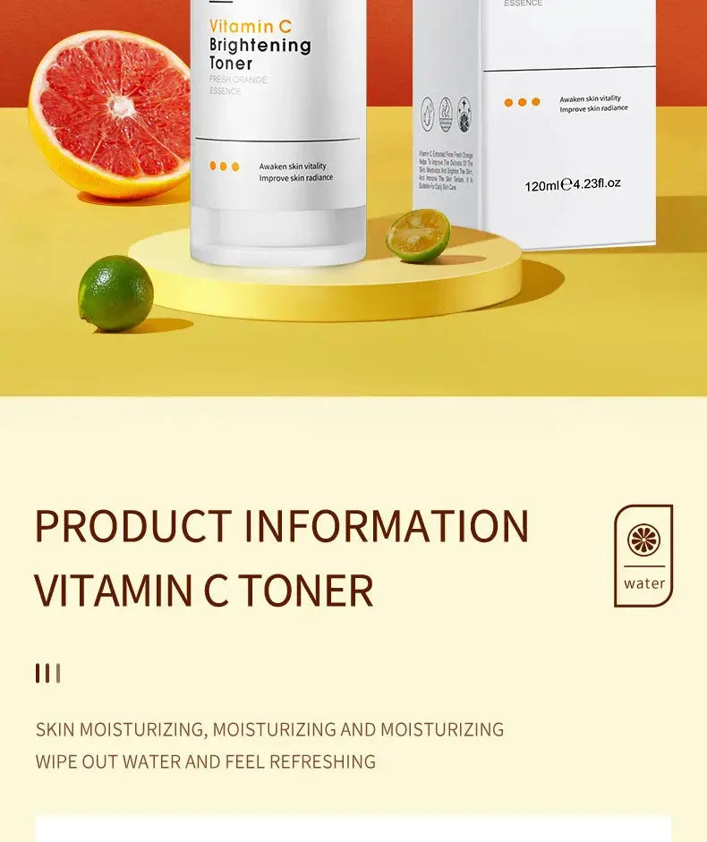 Vitamin C Face Toner Moisturizing Mild Skin Care Anti Aging Oil - BeautiMass