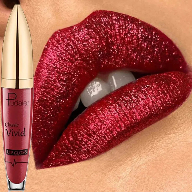 Waterproof Long Lasting Diamond Matte Metallic Liquid Lipstick - BeautiMass