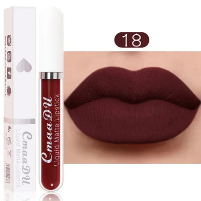 Waterproof Matte Nude Lip Gloss Brown Pigment - BeautiMass