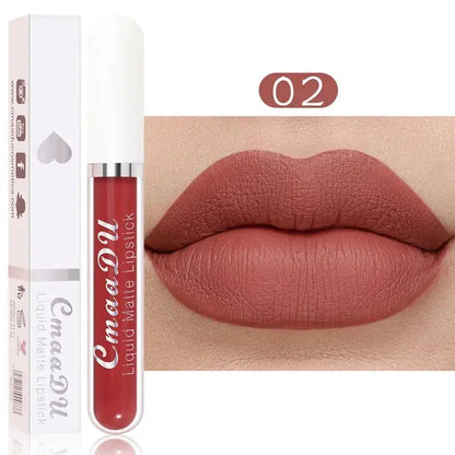 Waterproof Matte Nude Lip Gloss Brown Pigment - BeautiMass