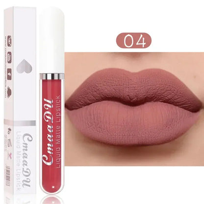 Waterproof Matte Nude Lip Gloss Brown Pigment - BeautiMass