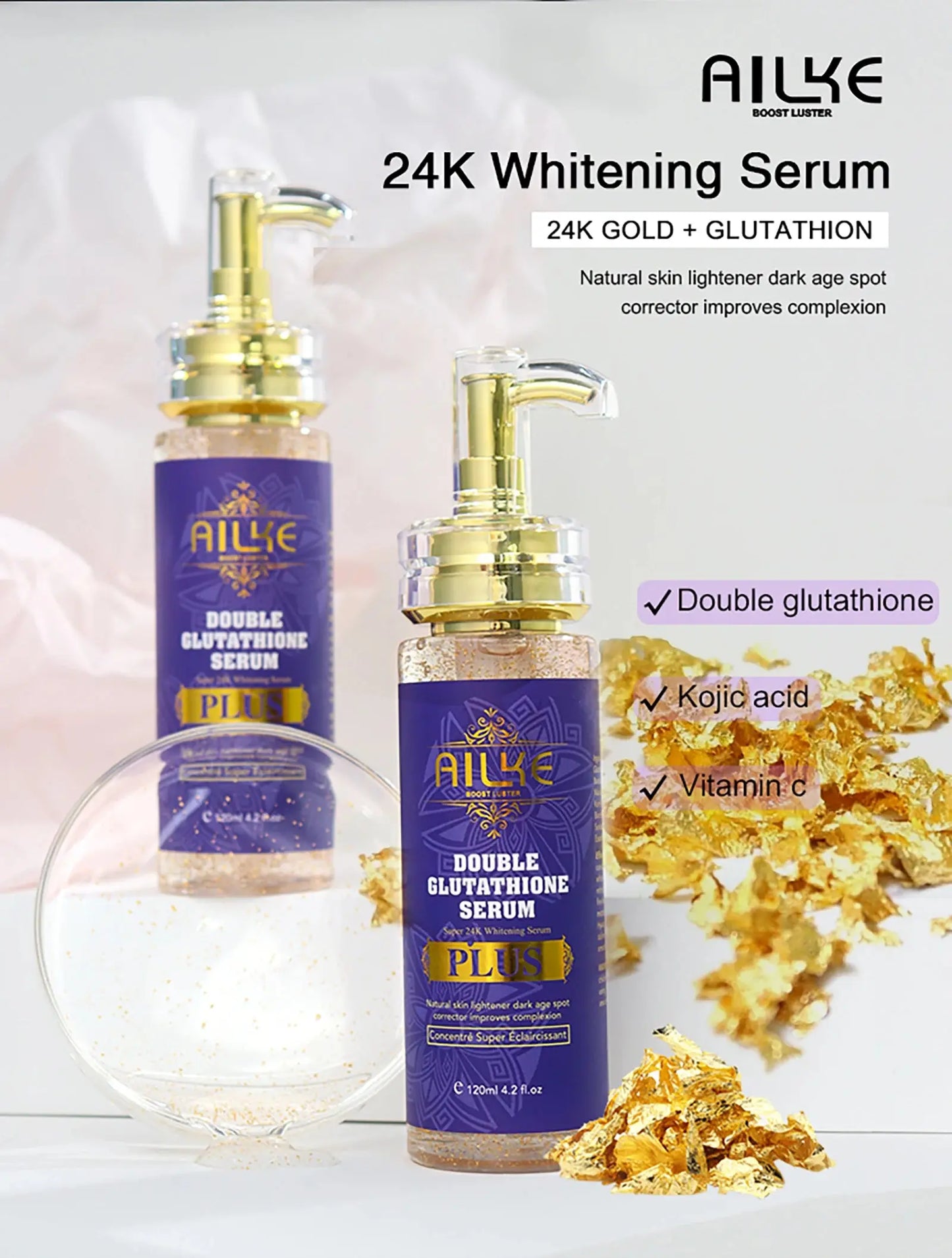 Whitening Serum, Anti Melanin, Wrinkles, Age, Organic - BeautiMass